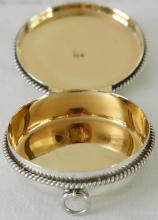 Sterling silver gilt Communion Pyx